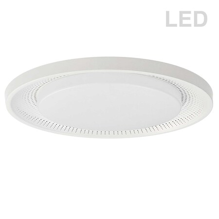 Dainolite 30W Flush Mount Matte White With White Acrylic Diffuser BLL-1730LEDFH-MW